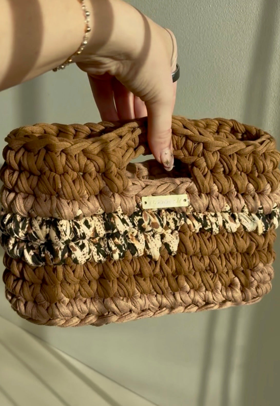 Cocoa leopard print bag