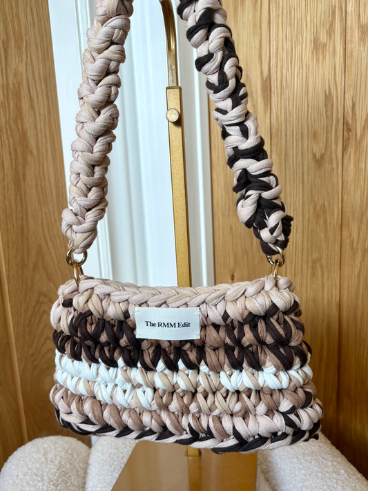 Mocha marble shoulder bag 🤎✨
